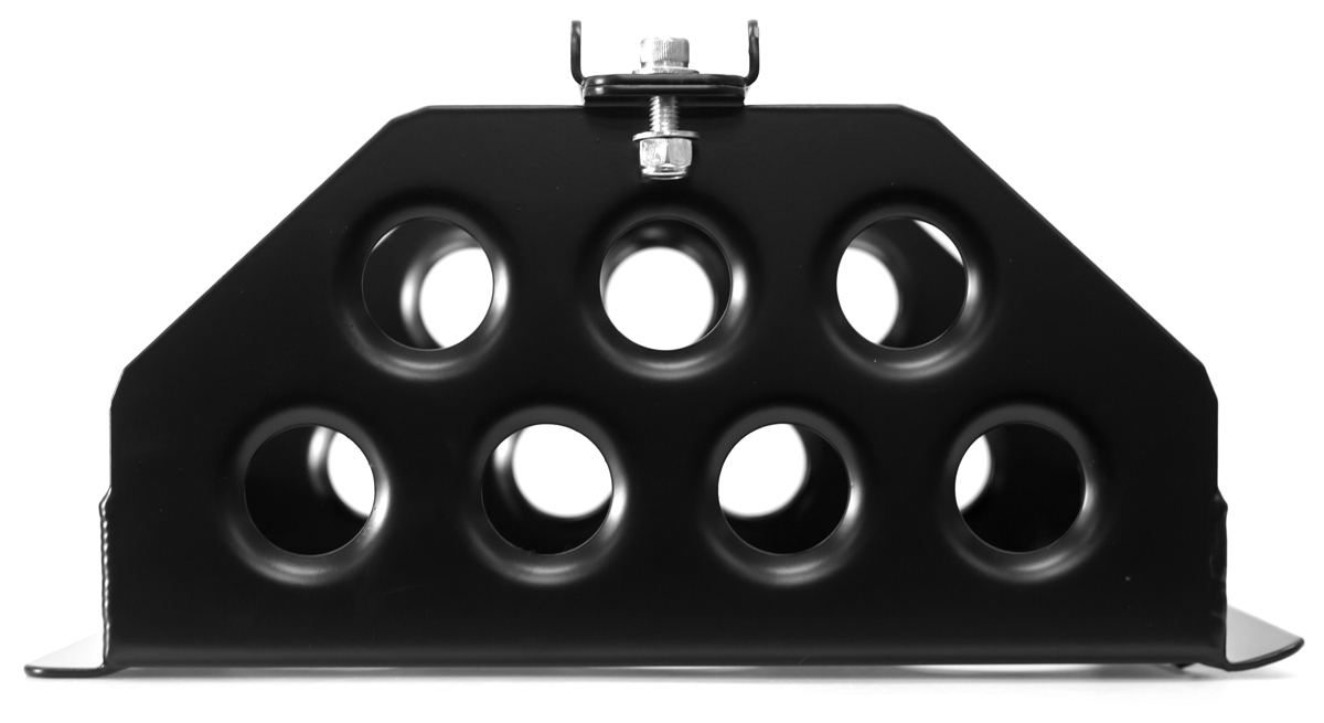 Motamec Std Size Alloy Car Battery Tray Aluminium Box Holder Black